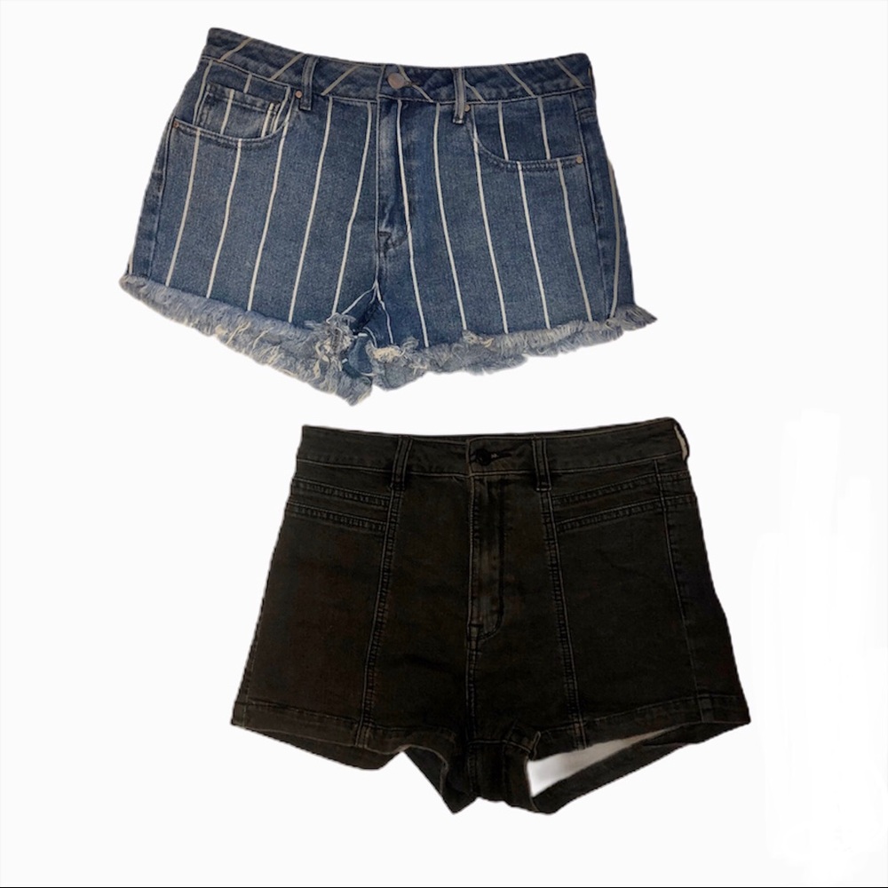 PacSun High Rise Festival & 70s Short Bundle Lot